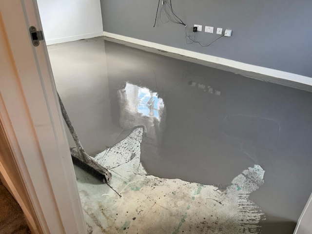 Floor preparation by Cheadle Floors