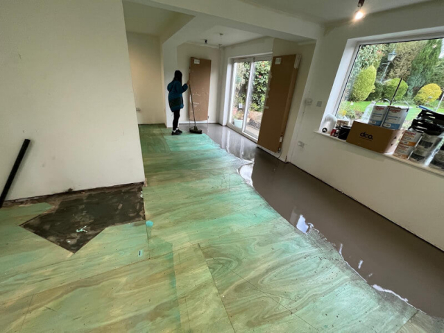 Floor preparation in Hazel Grove by Cheadle Floors