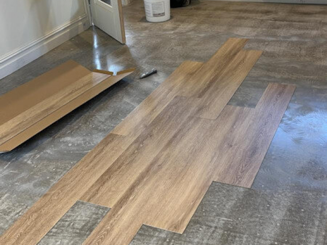 New luxury vinyl floor in Hazel Grove by Cheadle Floors