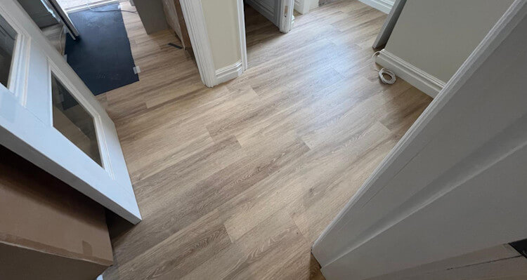 New luxury vinyl floor Hazel Grove