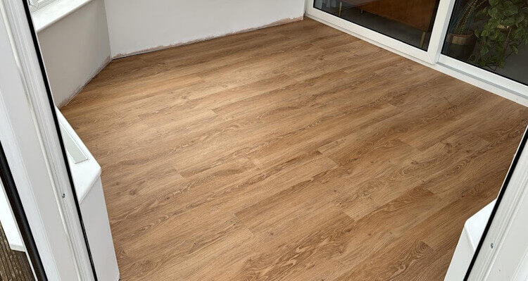 Luxury Vinyl Flooring in Stockport Fitted in a Conservatory